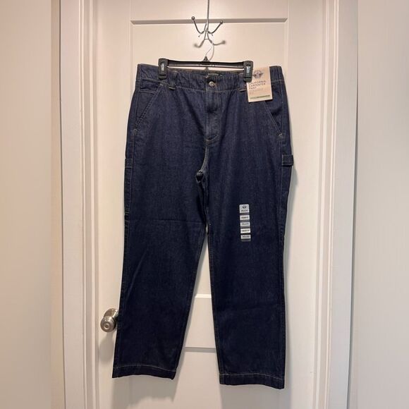 Dockers California Men's Carpenter Utility Pants Straight Fit Denim Jeans‎ 36/30